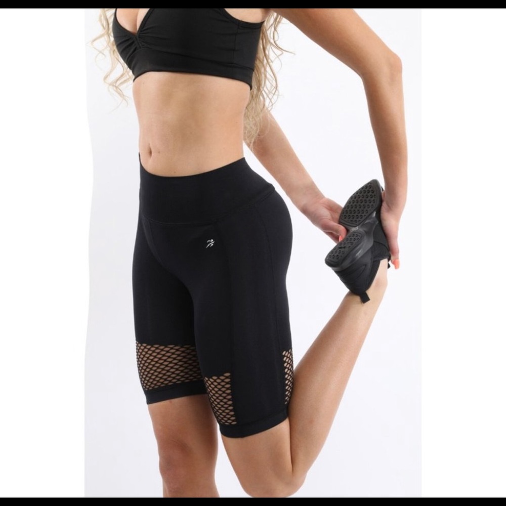 Athletic Shorts Mid-Length Waist Workout Sports